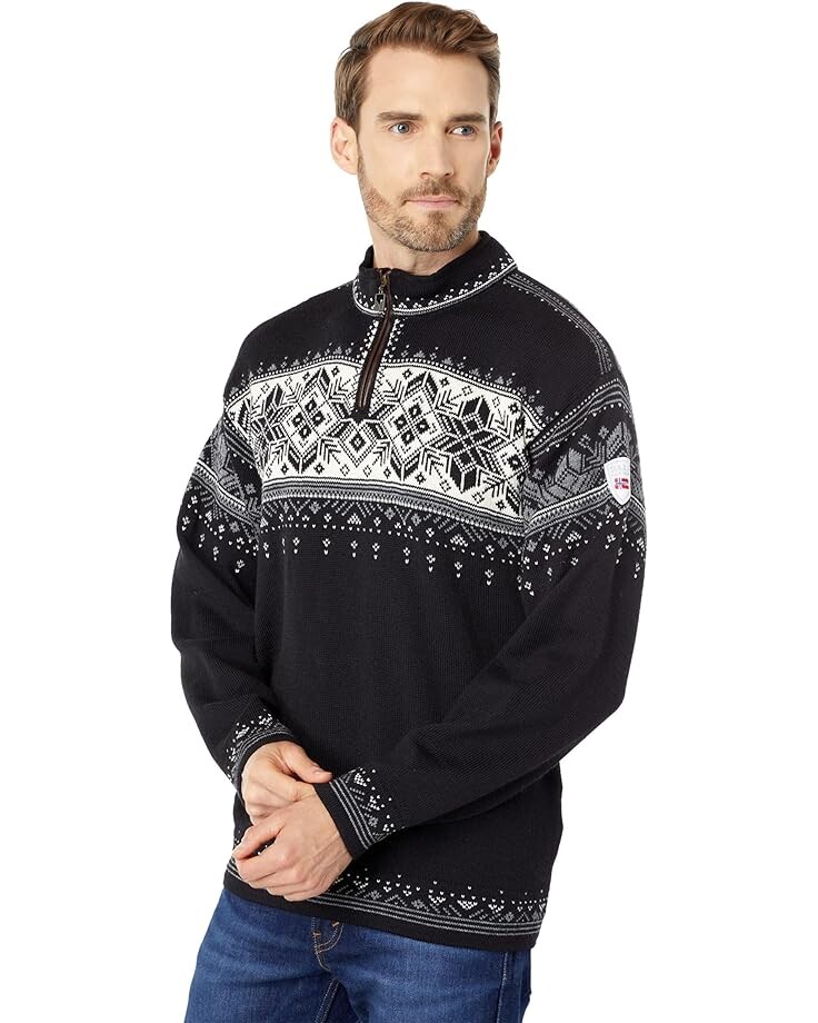 

Свитер Dale of Norway Blyfjell, цвет Black/Smoke/Off-White