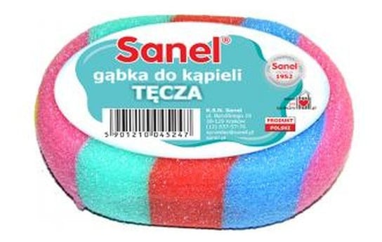 Губка для ванны Sanel Beauty Rainbow