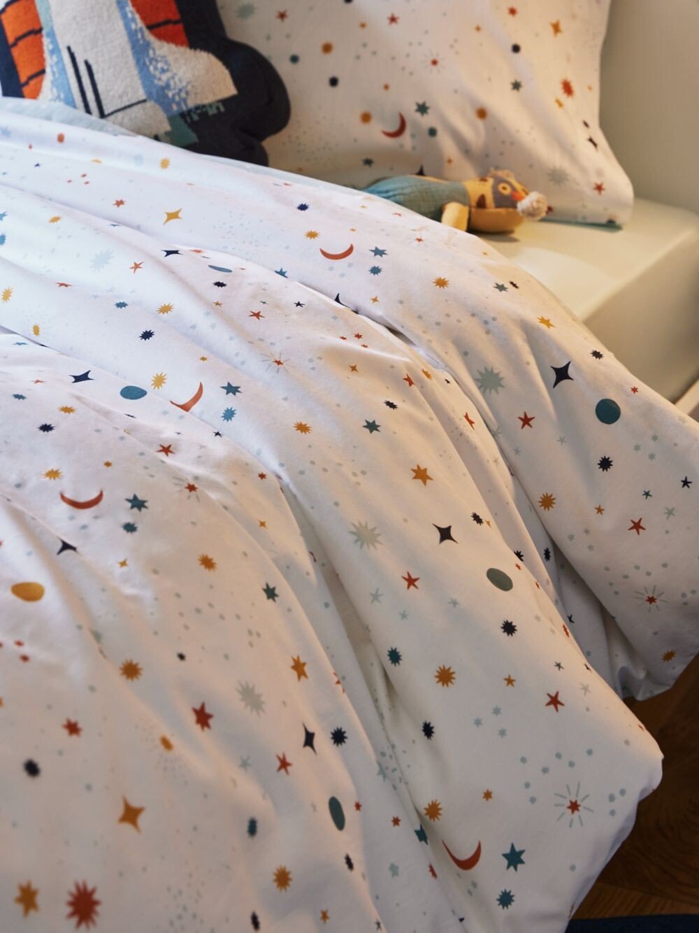 

Пододеяльник и наволочка John Lewis Space Star, одиночный комплект