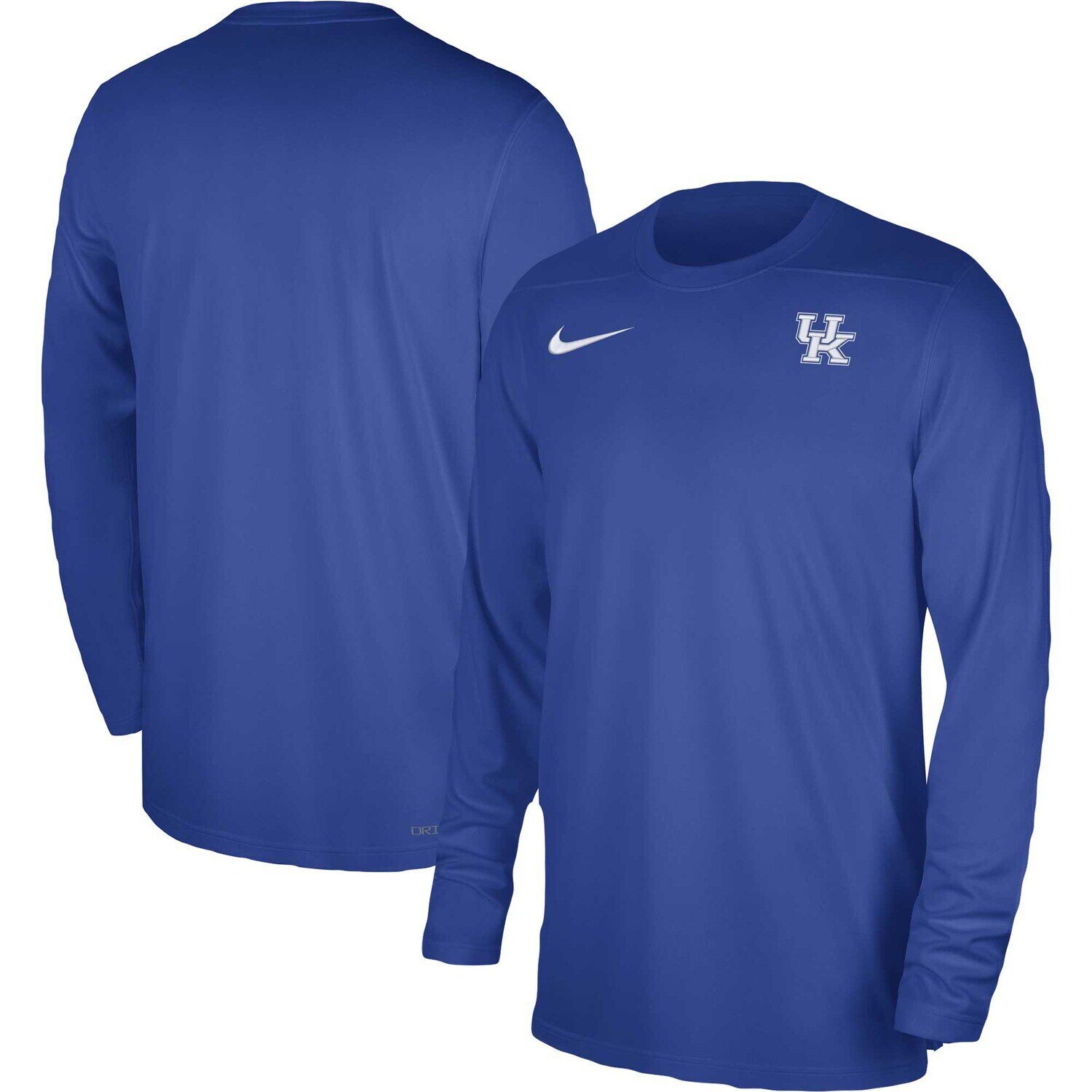 

Мужская футболка Royal Kentucky Wildcats 2023 Sideline Coaches с длинными рукавами Nike