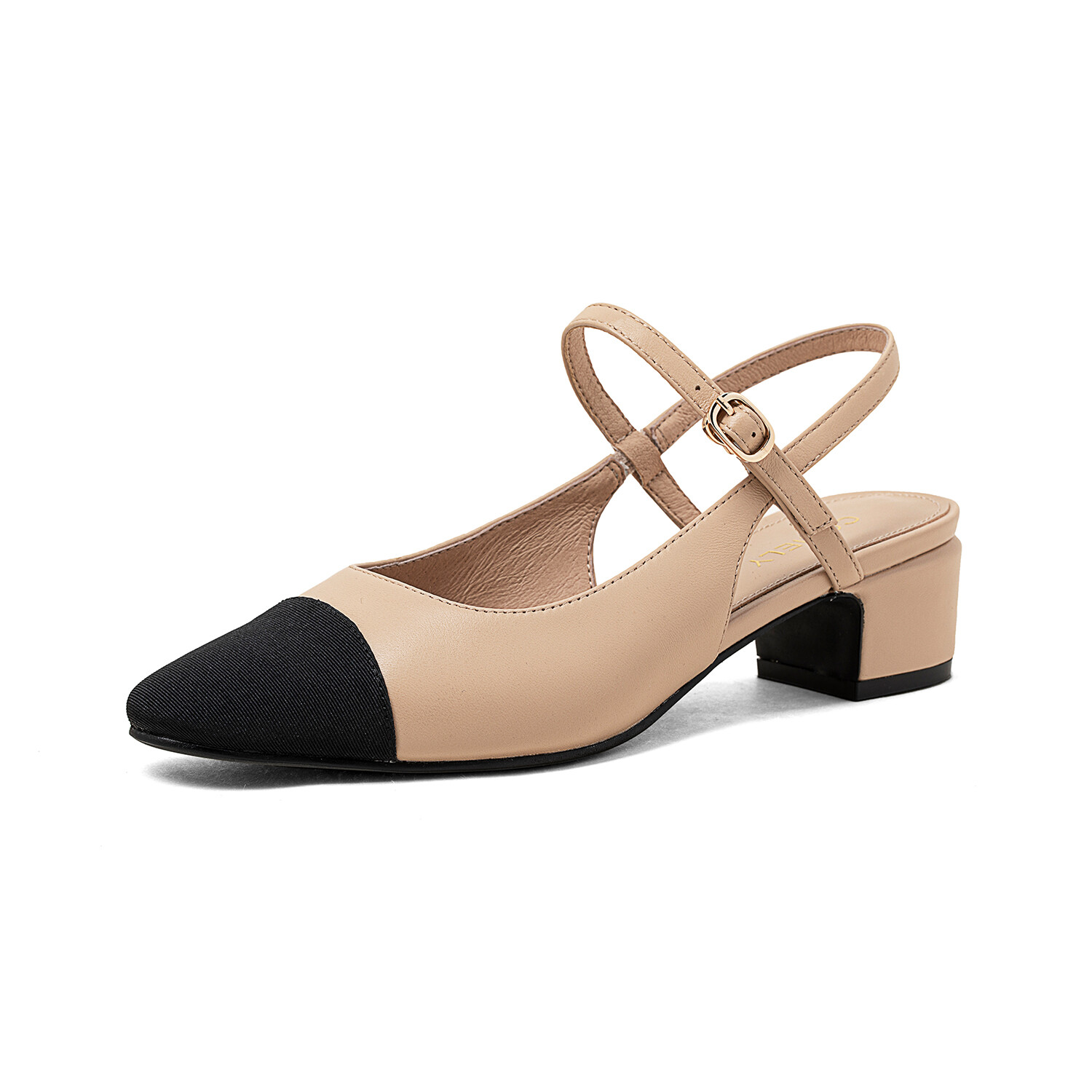 

Туфли женские на высоком каблуке Comely, цвет Apricot/Black