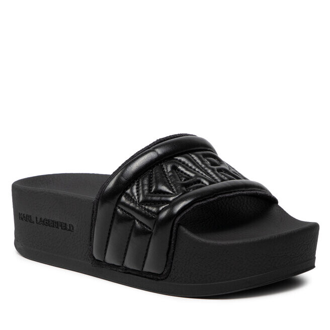 

Шлепанцы KARL LAGERFELD KL80825 Black Pu, черный
