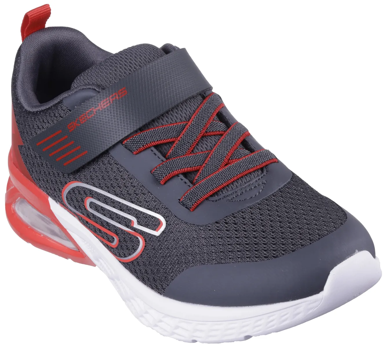 

Детские слипоны Skechers "MICROSPEC MAX II" с практичной застежкой-липучкой Skechers Kids, красный
