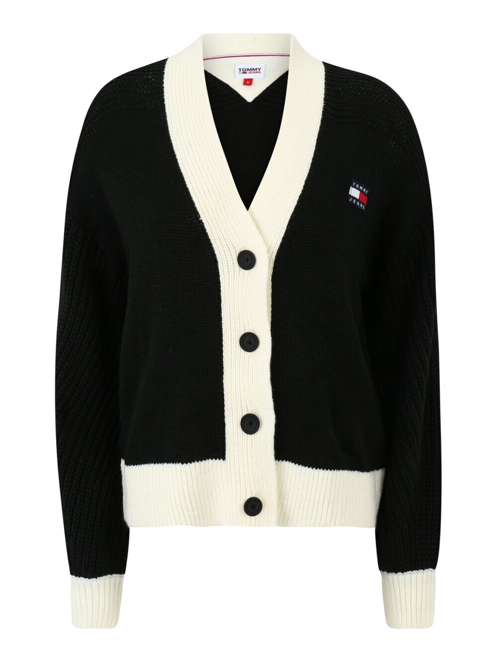 

Вязаный кардиган Tommy Jeans, черный