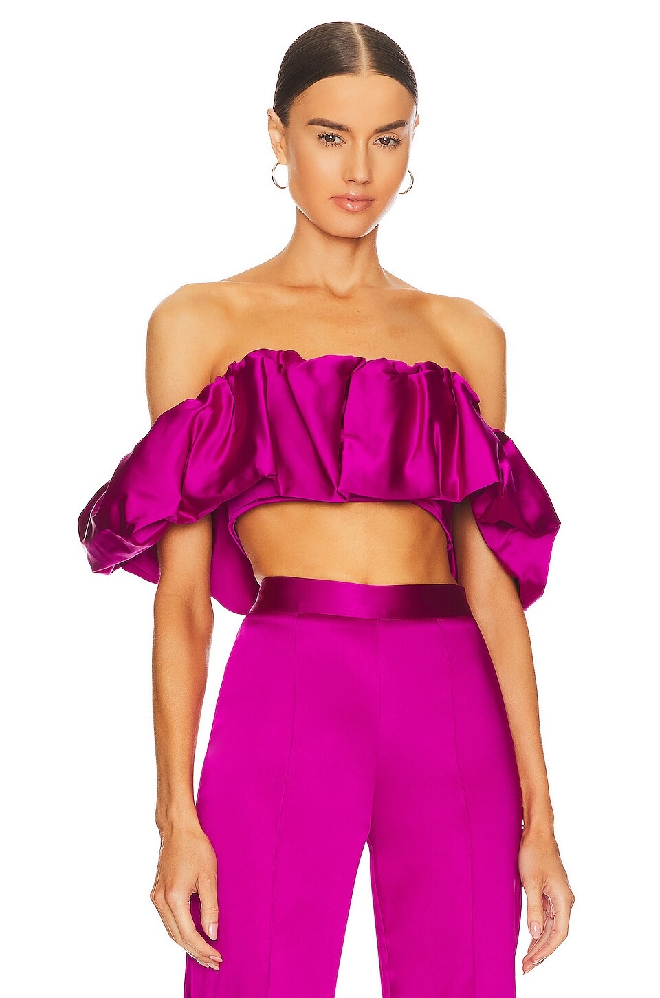 

Топ SIMKHAI Leonora Off Shoulder, цвет Bougainvillea