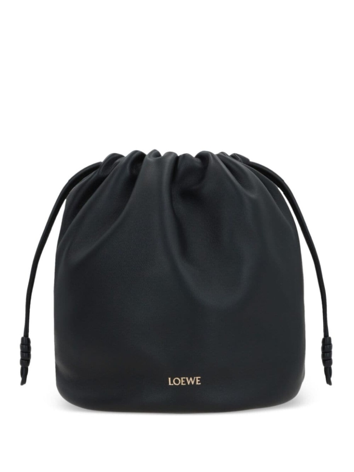 

LOEWE маленькая сумка-ведро Flamenco, черный