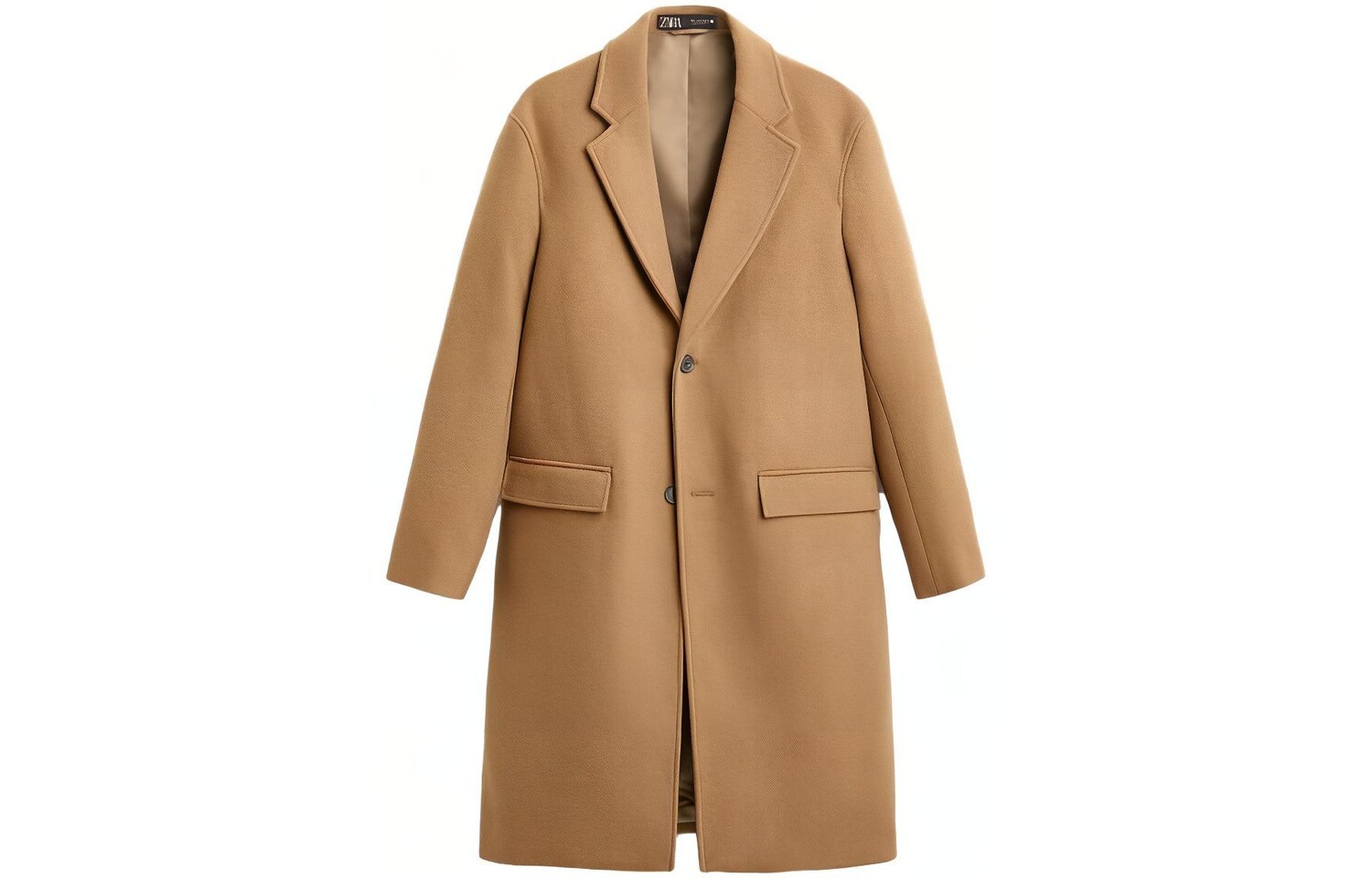 

Пальто Мужское Загар Zara, цвет Tan