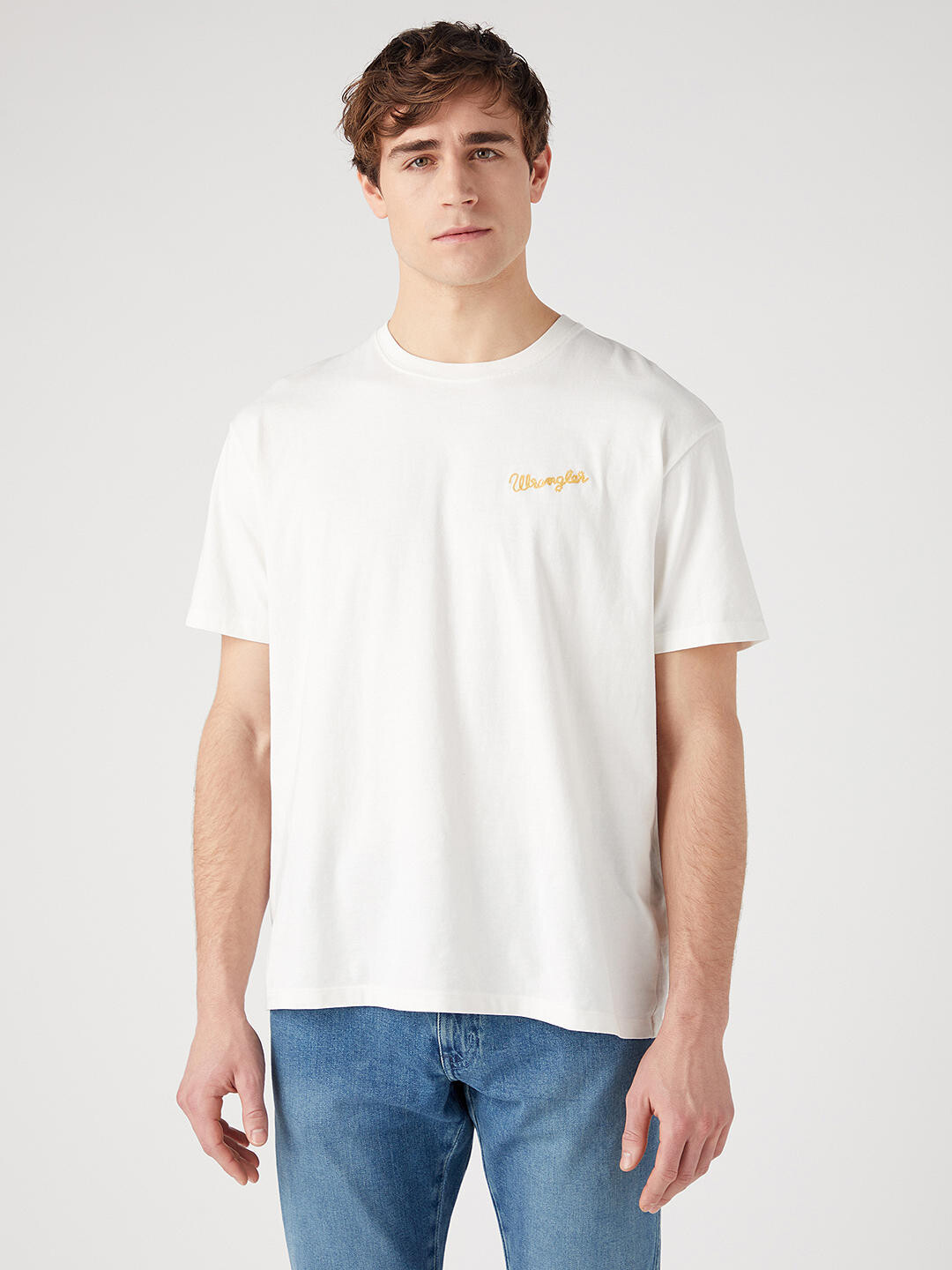 

Винтажная футболка Wrangler со слоганом, белая, Белый