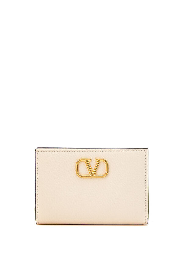 

Женская кожаная сумка Valentino Garavani, экрю