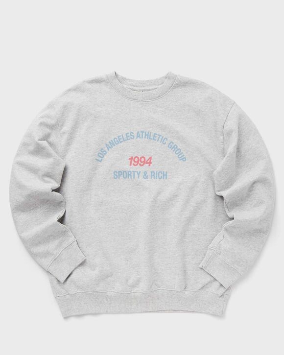 

Толстовка Sporty & Rich La Athletic Group Crewneck, цвет heather gray