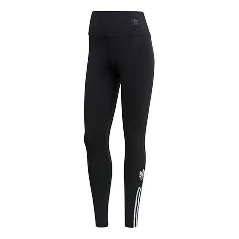 

Спортивные штаны (WMNS) adidas originals Tights Side logo Printing Sports Gym Pants/Trousers/Joggers Black, черный