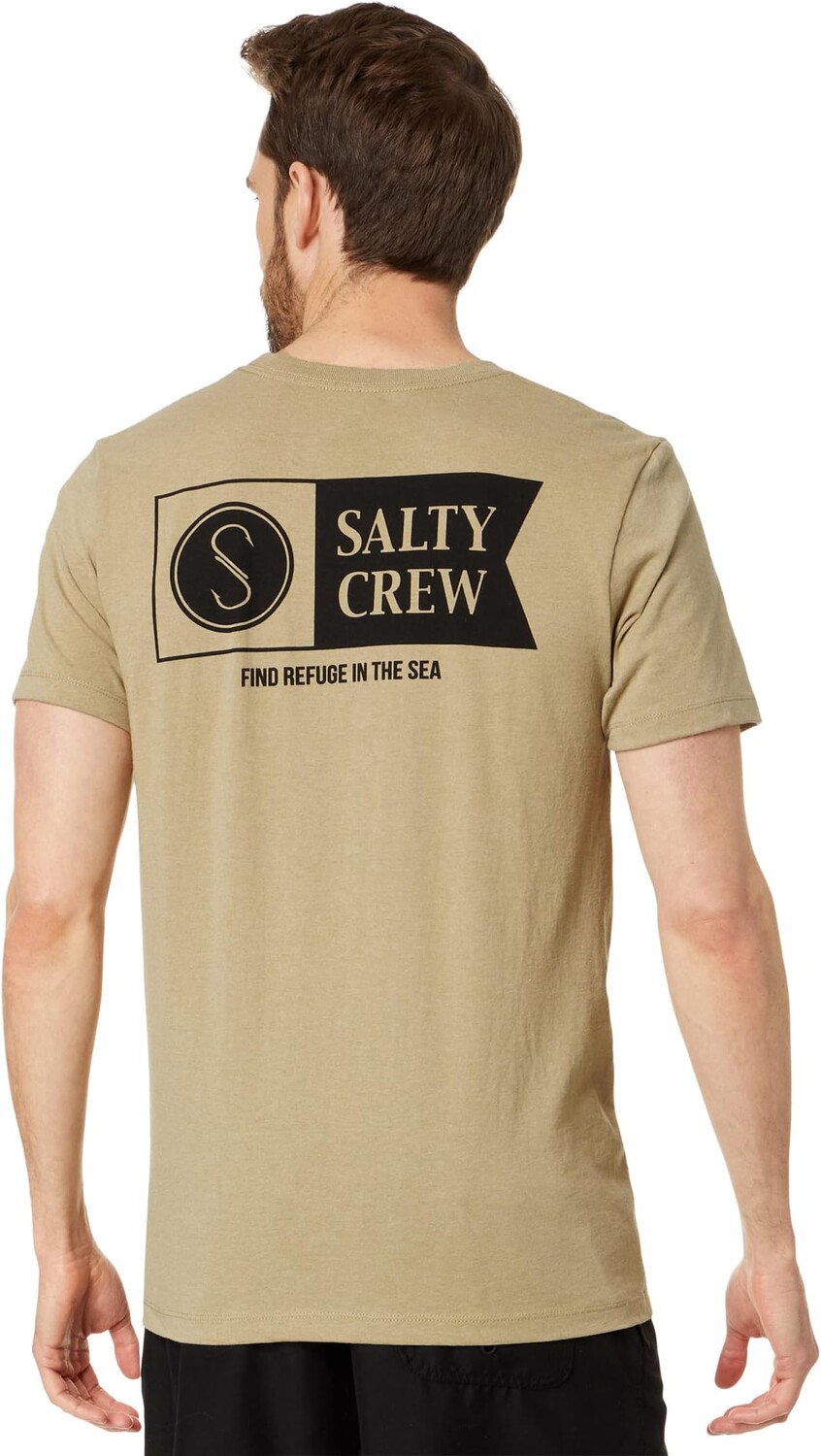 

Футболка Alpha Standard с короткими рукавами Salty Crew, цвет Khaki Heather