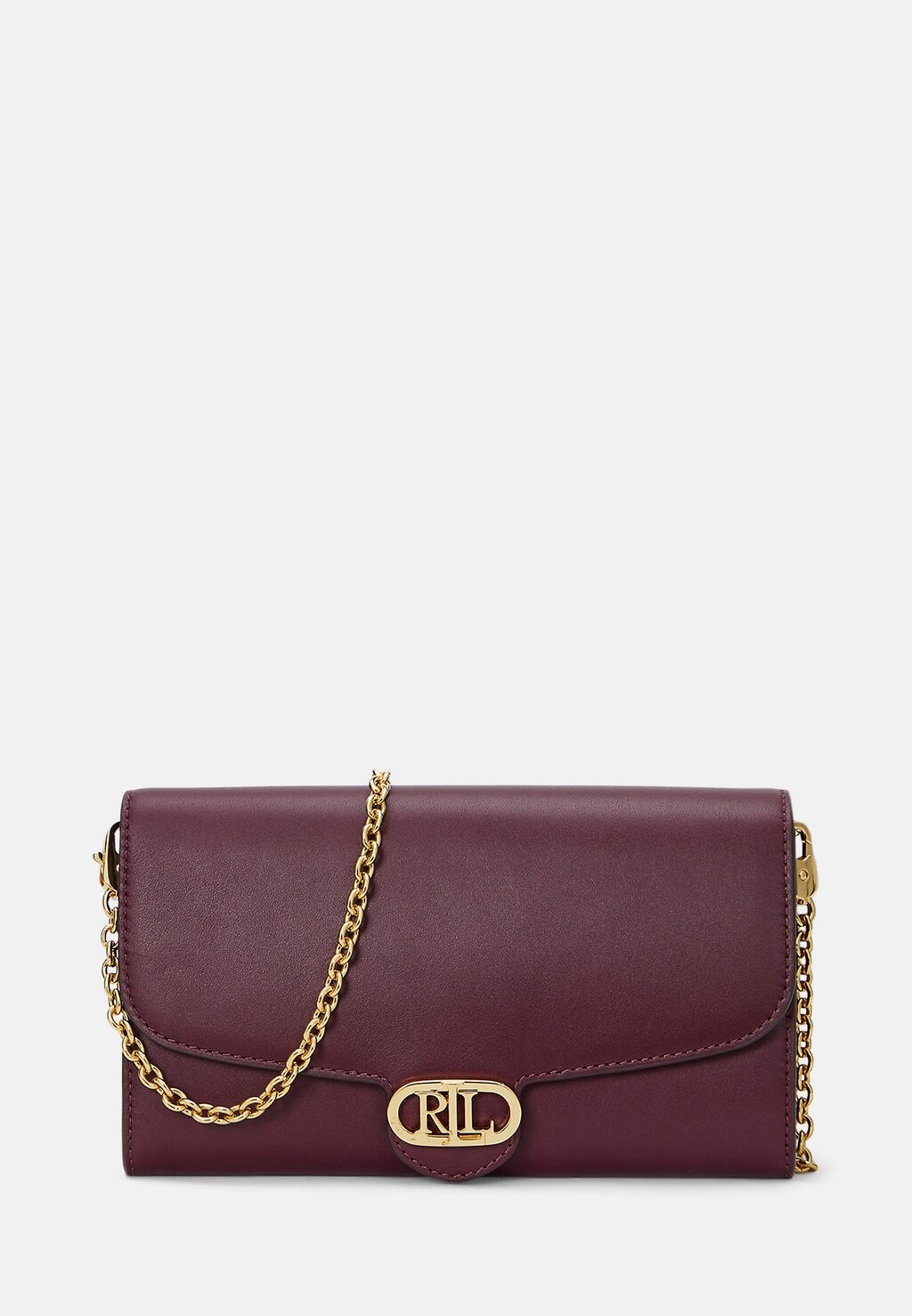 

Клатч LEATHER MEDIUM ADAIR CROSSBODY Lauren Ralph Lauren, Бордо