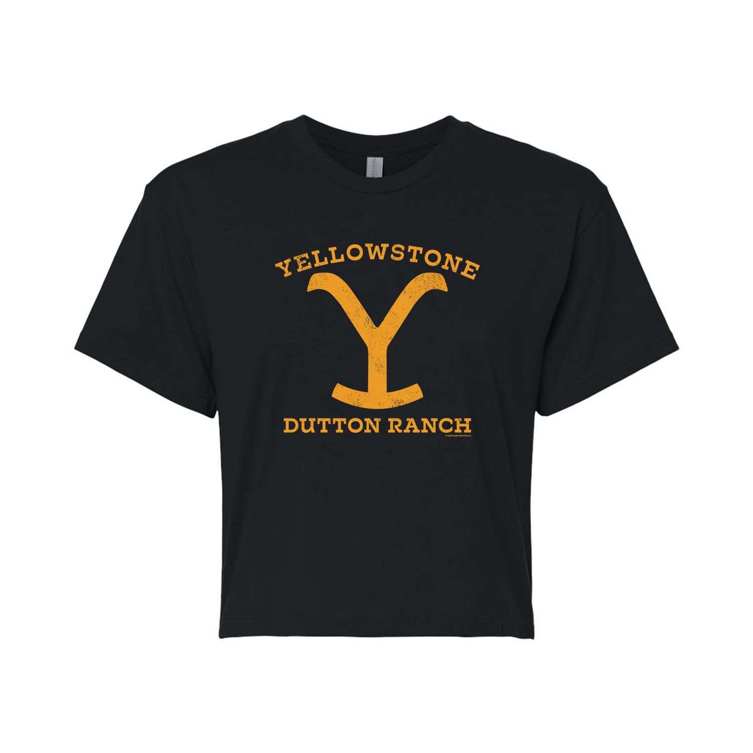 Укороченная футболка желтого цвета Dutton Ranch для юниоров желтого цвета Y Licensed Character