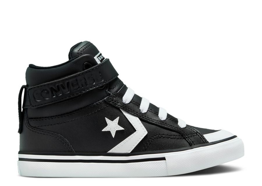 

Кроссовки Converse Pro Blaze Strap Leather High Ps 'Black White', черный