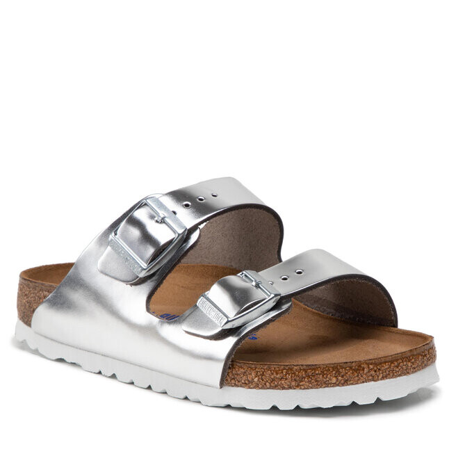 

Шлепанцы Birkenstock Arizona, серебро