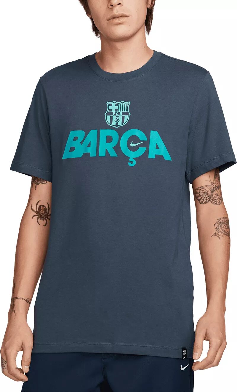 Синяя футболка Nike Adult FC Barcelona 2023 Mercurial