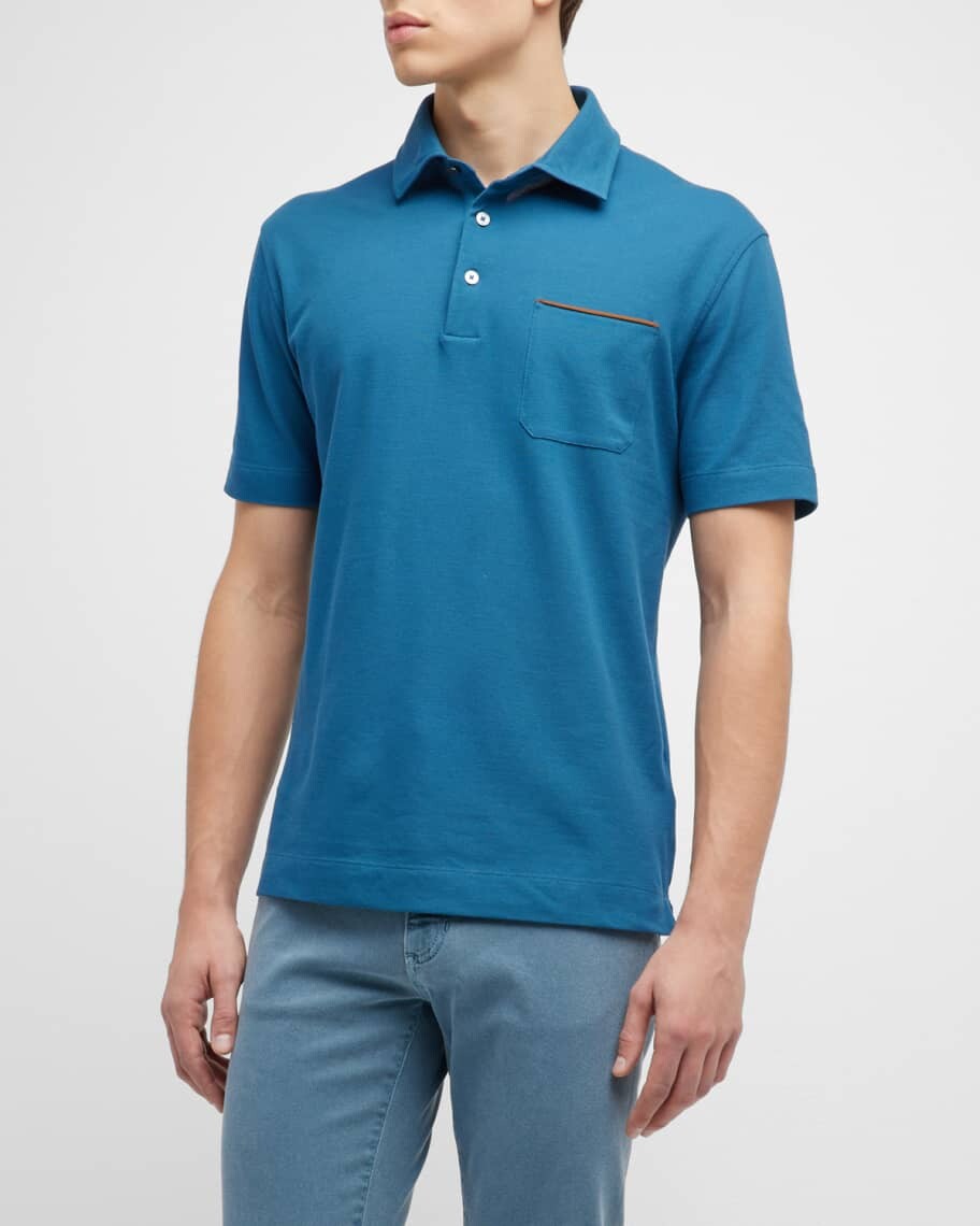 

Мужская хлопковая рубашка поло ZEGNA