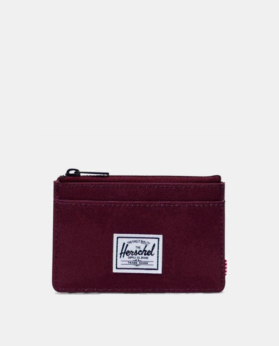 

Визитница Oscar Supply бордового цвета на молнии Herschel, гранатовый