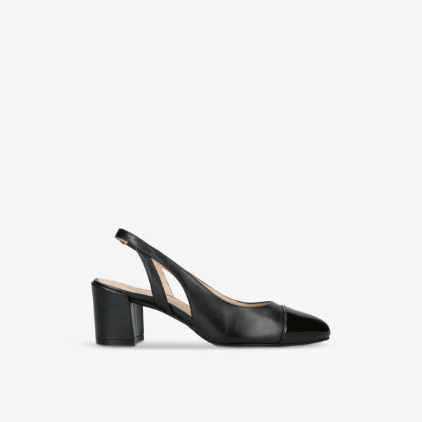 

Кожаные туфли sleek 50 с пяткой на пятке Stuart Weitzman, черный