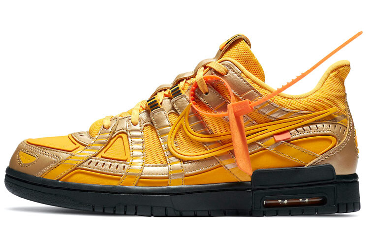 

Кроссовки Off-White x Nike Air Rubber Dunk, золотой