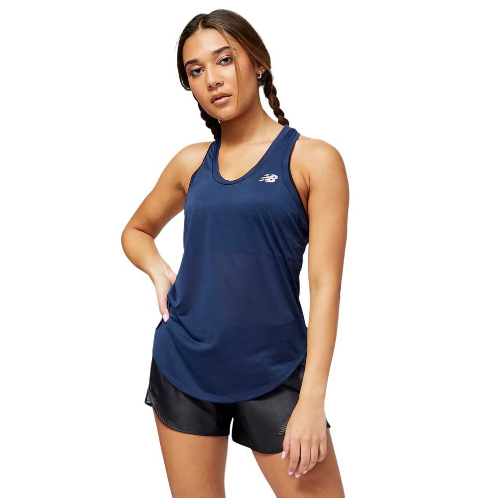 

Футболка без рукавов New Balance Accelerate, синий
