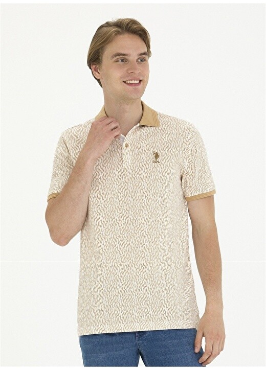 

Мужская футболка-поло из верблюжьего волоса U.S. Polo Assn.