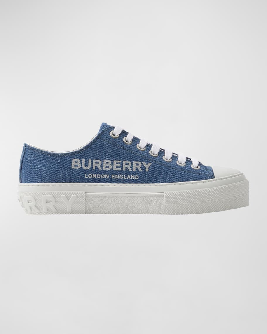

Низкие кроссовки с логотипом Jack Denim Burberry