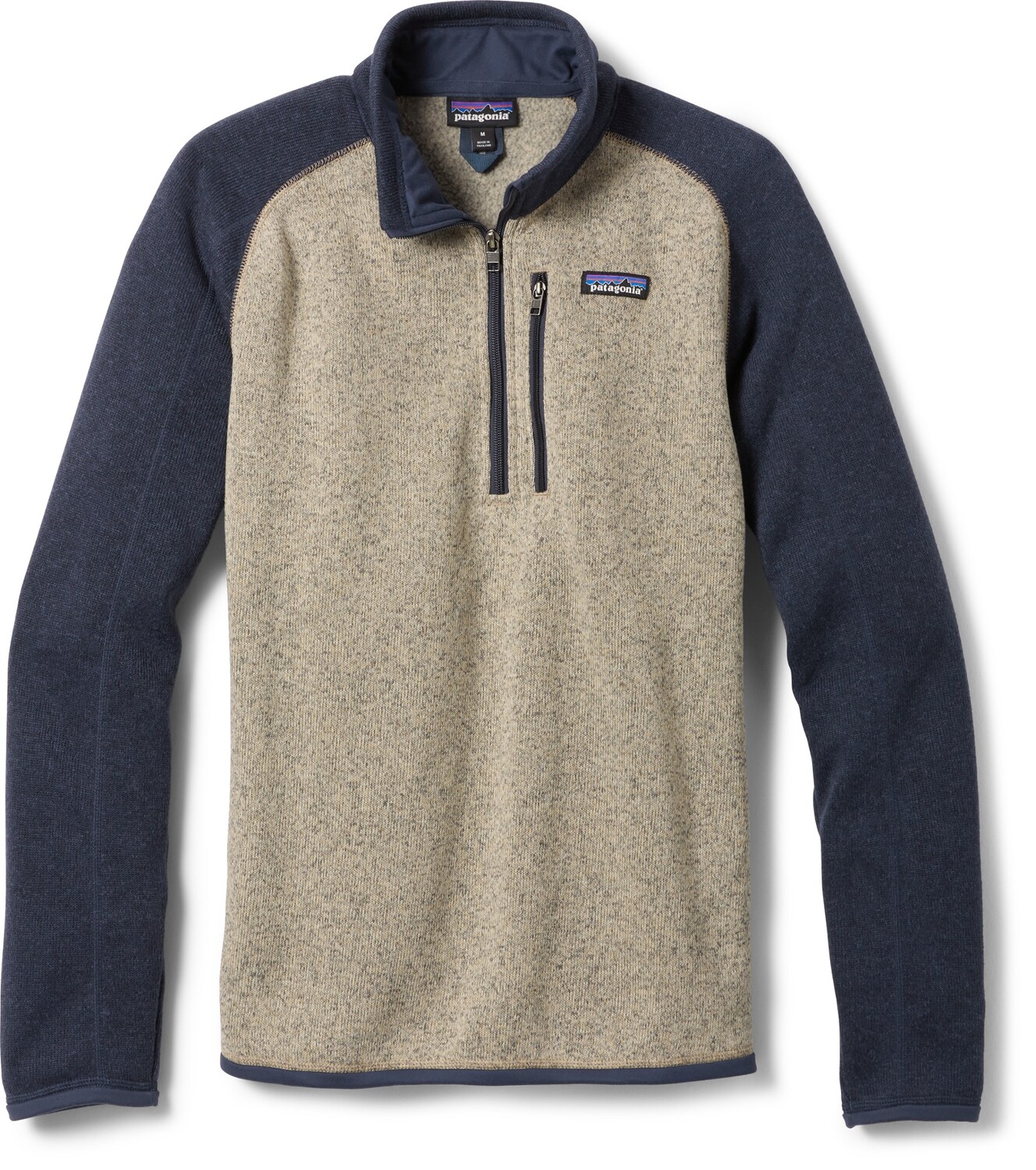 

Флисовый пуловер Better Sweater с молнией в четверть — мужской Patagonia, хаки