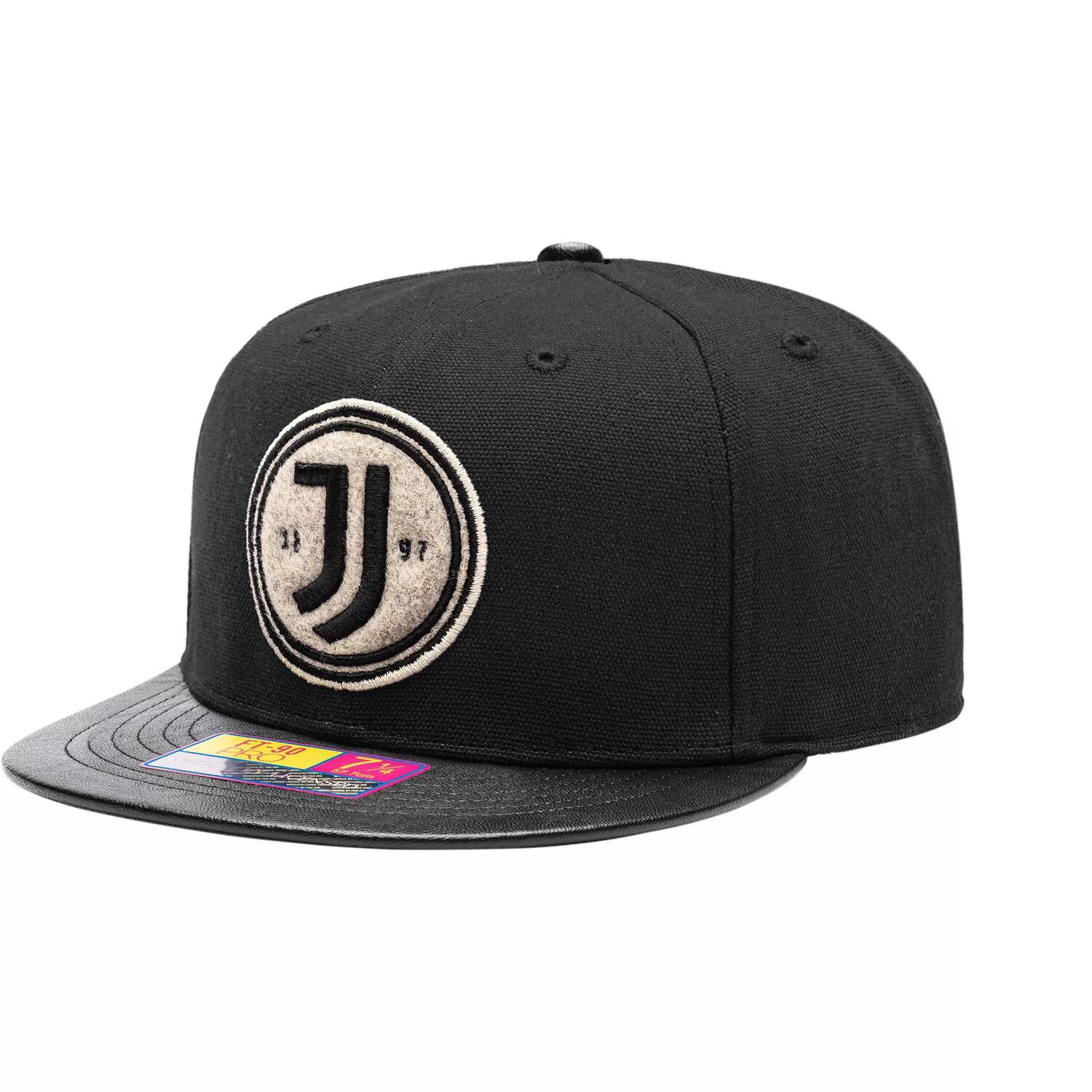 Черная мужская приталенная шляпа Juventus Swatch