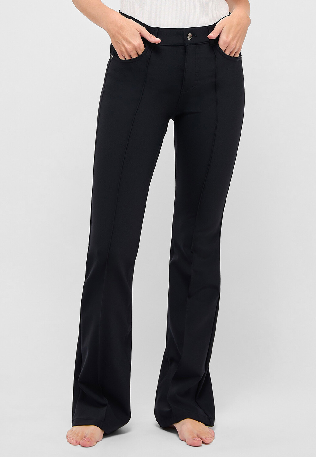

Тканевые брюки ANGELS 5 Pocket Leni Flared Piping, черный