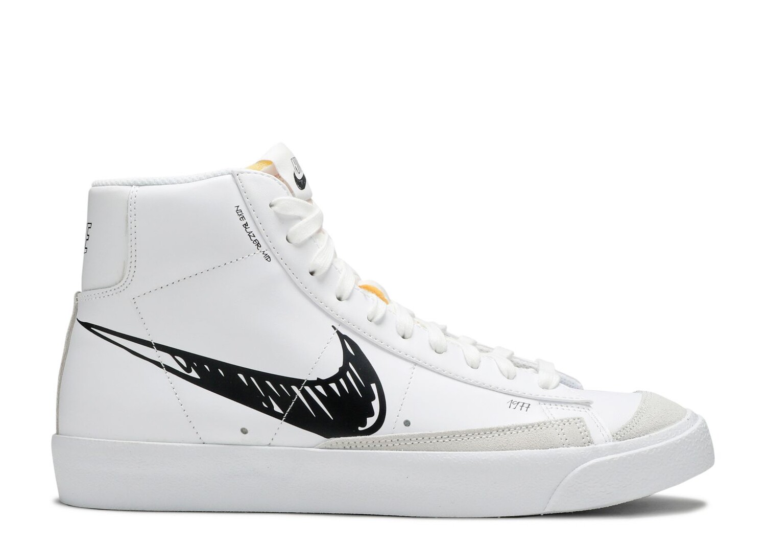 

Кроссовки Nike Blazer Mid 77 'Sketch - Black', белый