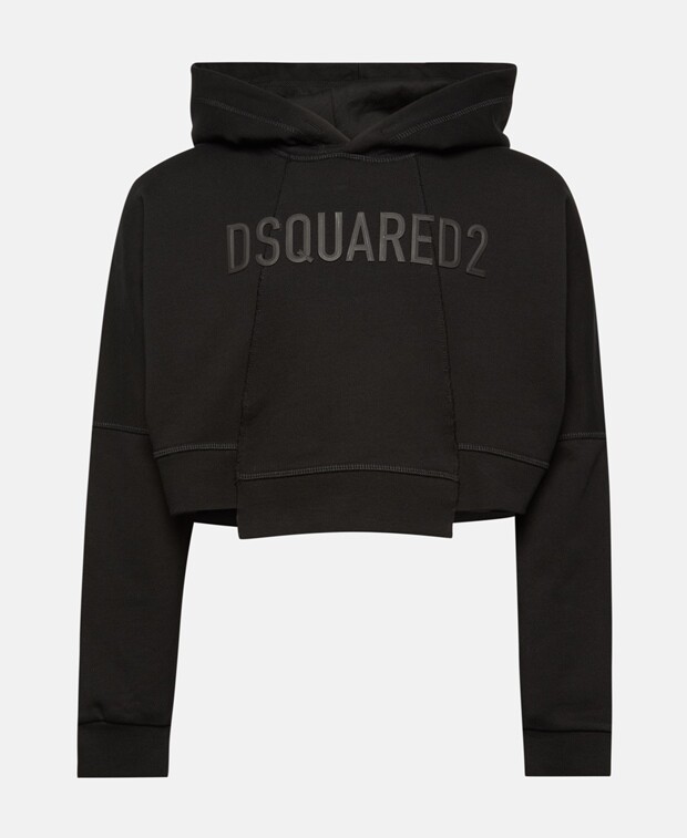 

Худи с капюшоном Dsquared2, черный