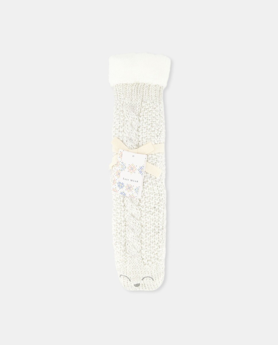 

Женские нескользящие носки Easy Wear, светло-серый