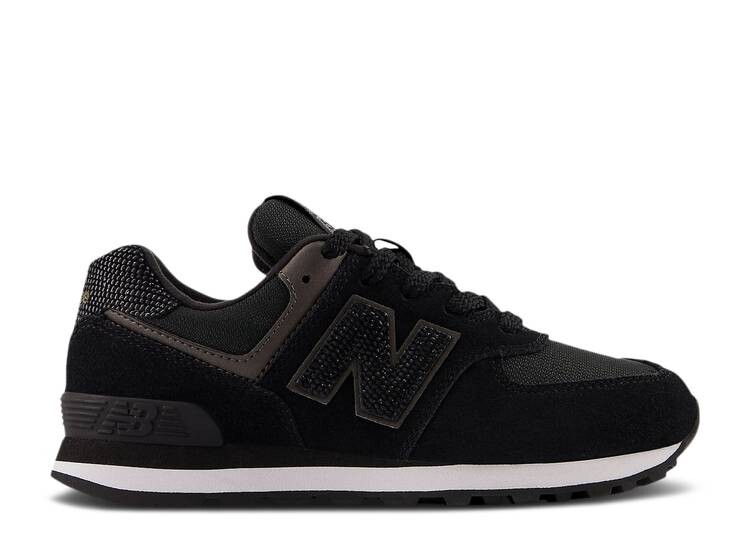 

Кроссовки New Balance 574 LITTLE KID WIDE 'BLACK METALLIC', черный