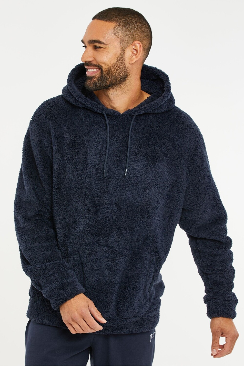 

Толстовка из искусственной овчины Threadbare, синий