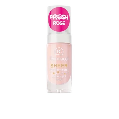 

Жидкий хайлайтер Day Light Fresh Rose, 15 мл Dermacol, Sheer Face