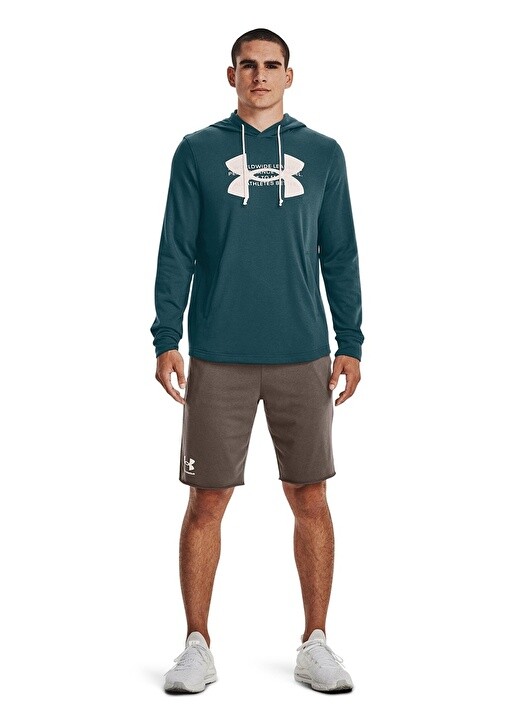 

Зеленая мужская толстовка с капюшоном Under Armour, Зеленый