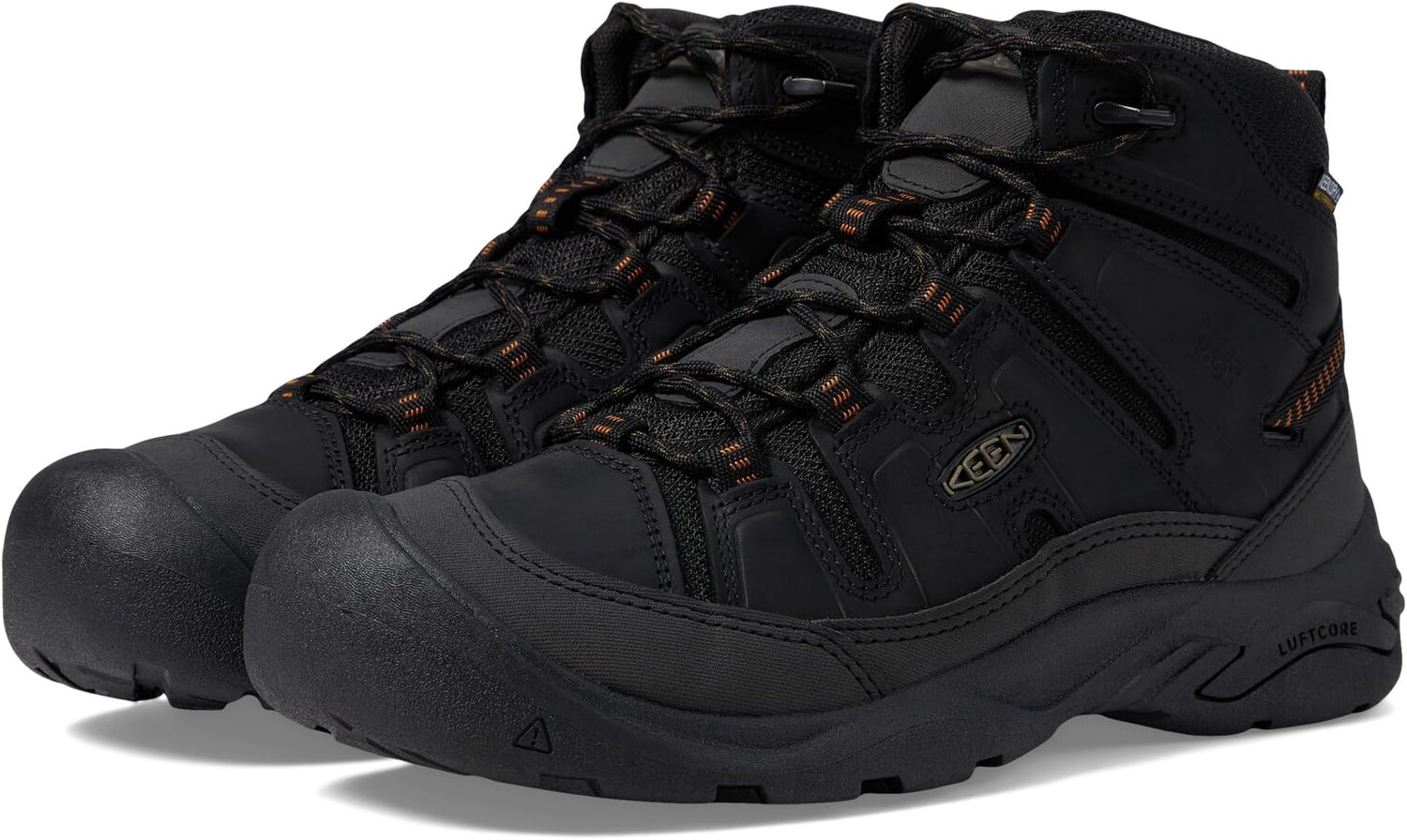 

Походная обувь Circadia Mid Waterproof KEEN, цвет Black/Curry