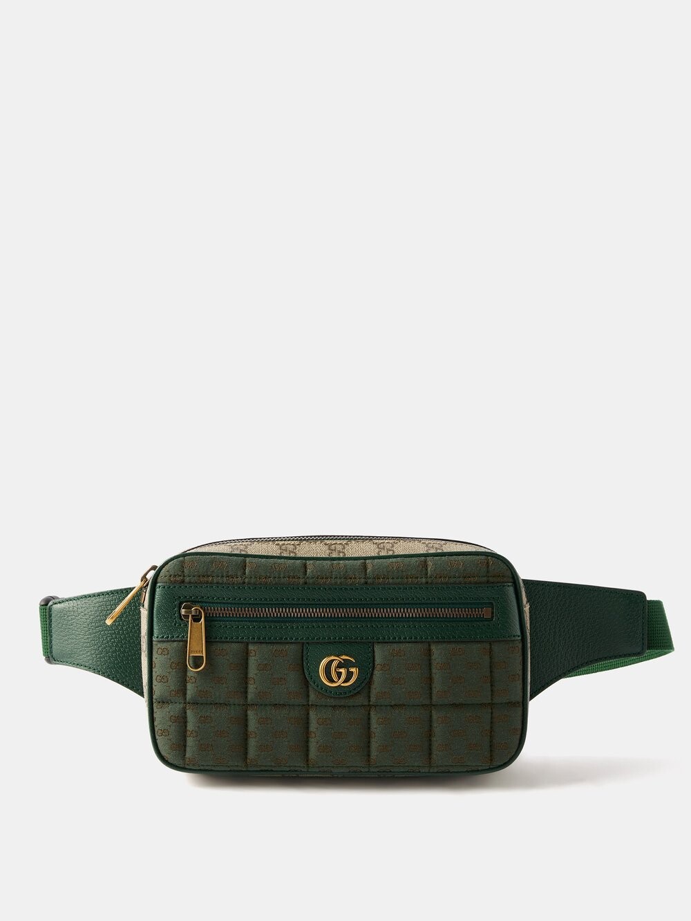 

Парусиновая поясная сумка gg-supreme Gucci, зеленый
