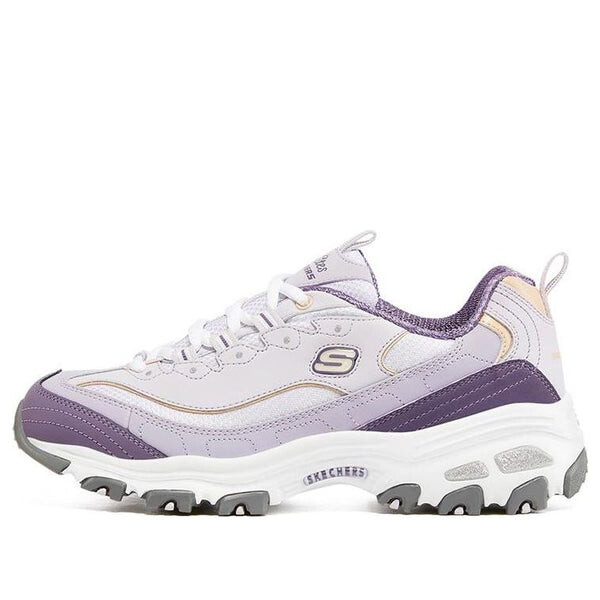 

Кроссовки (WMNS) Skechers D'Lites 1.0 Low-Top Running Shoes White/Purple, белый