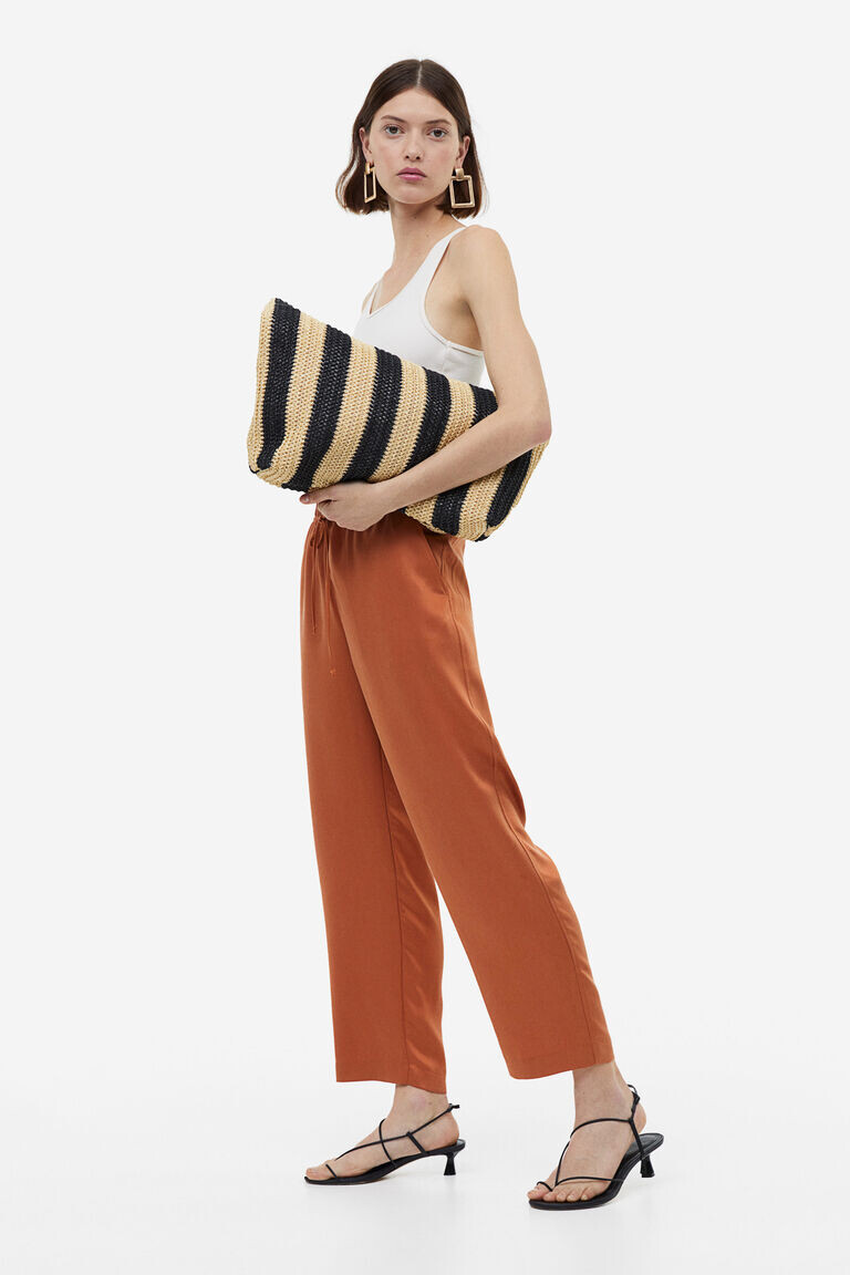 

Брюки из лиоцелла H&M, оранжевый
