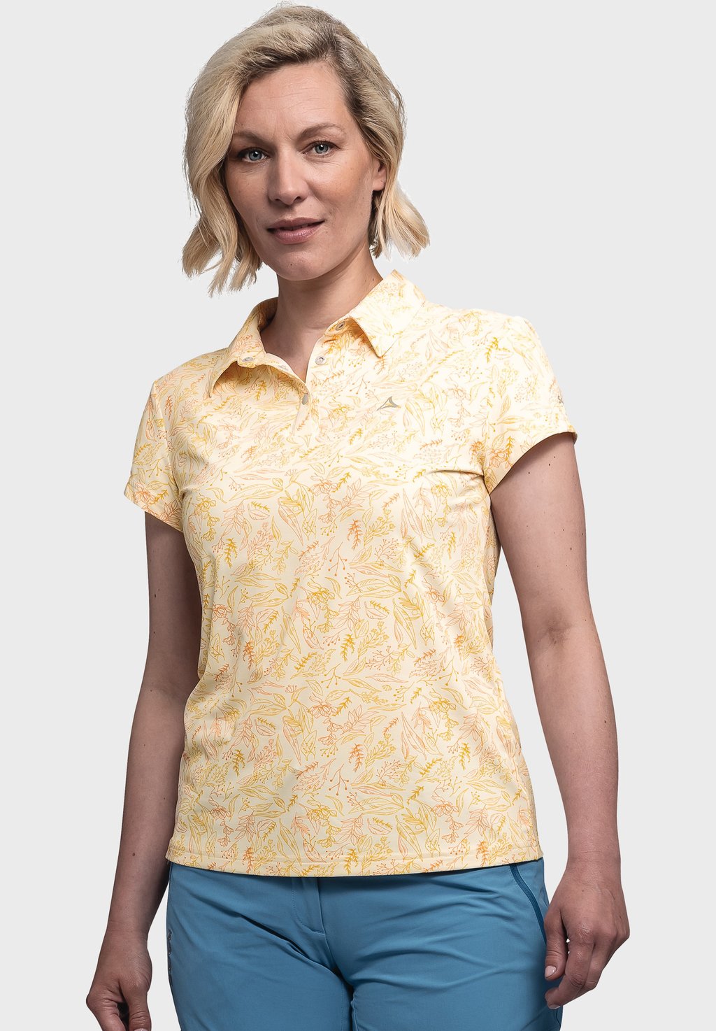 Рубашка-поло STERNPLATTE Schöffel, цвет gelb schöffel шорты toblach2 цвет gelb