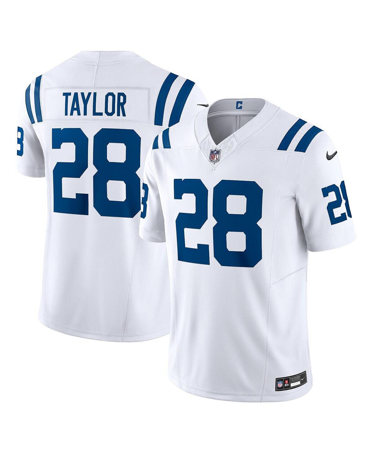 

Мужские кроссовки Jonathan Taylor White Indianapolis Colts Vapor F.U.S.E. Ограниченный Джерси Nike