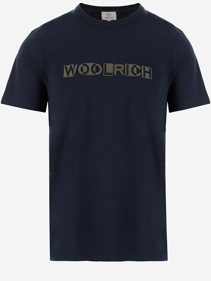 

Футболка Woolrich Intarsia, темно-синий