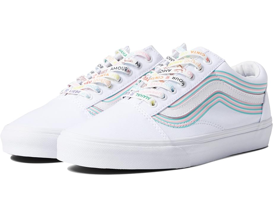 цена Кроссовки Vans Vans X Pride Sneaker Collection, цвет White/True White