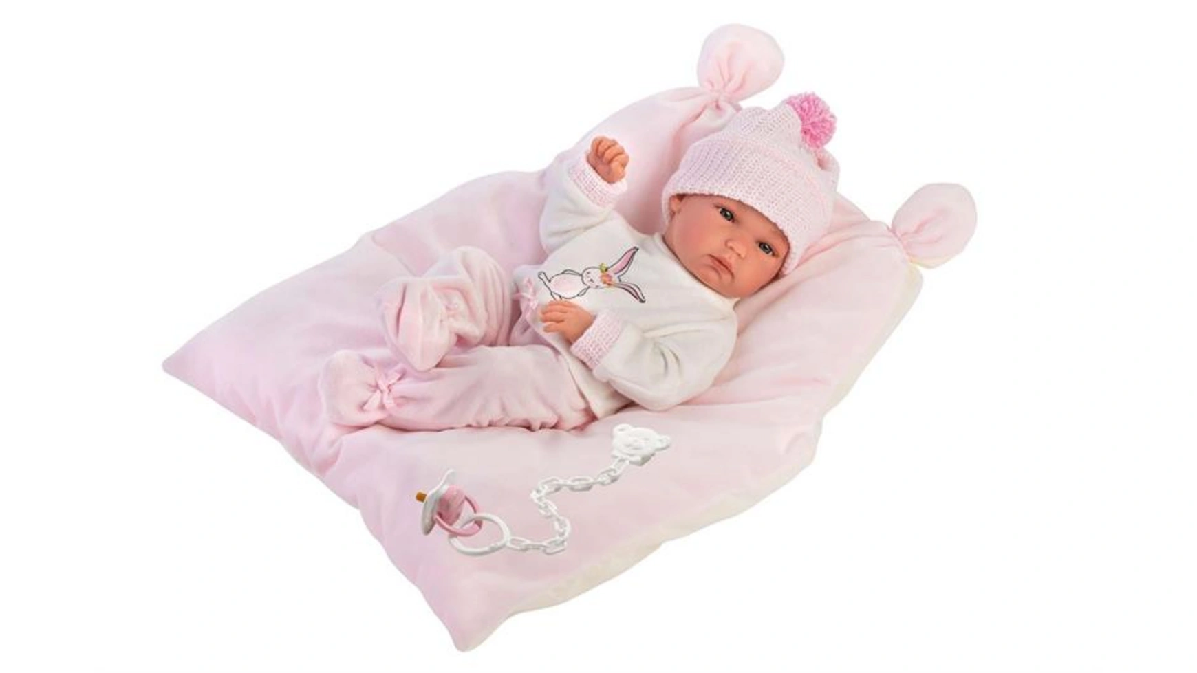 

Кукла Llorens Bimba розовая, высота 35см, New Born