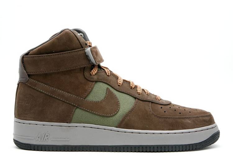 

Кроссовки Nike AIR FORCE 1 HIGH PREMIUM 'BOBBITO', оливковый, Зеленый