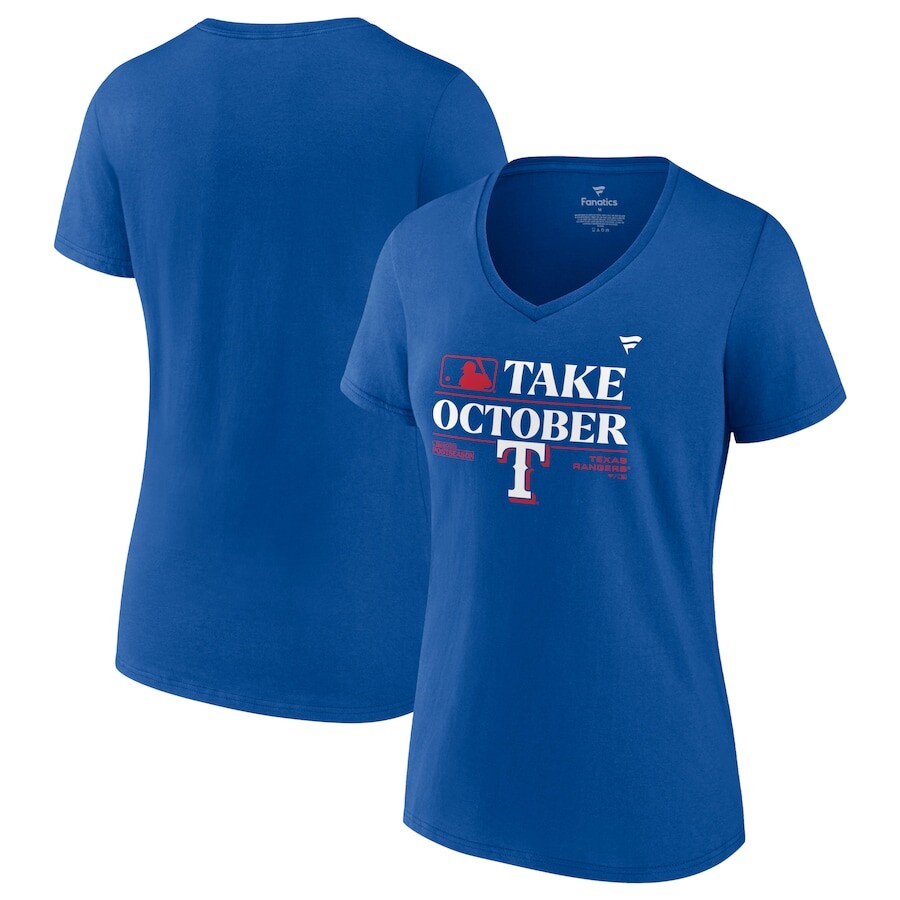 

Футболка с коротким рукавом Fanatics Branded Texas Rangers, роял