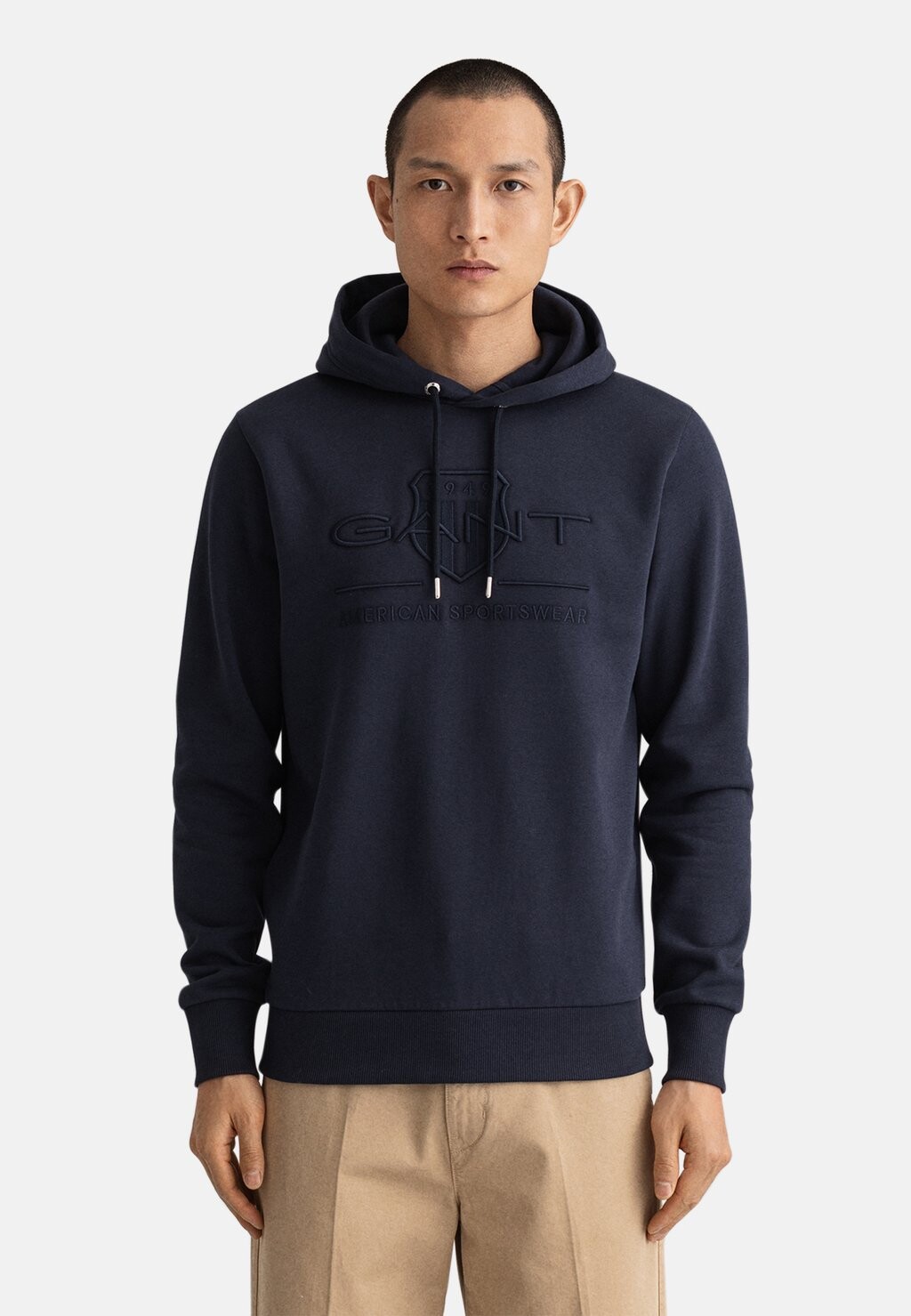 

Худи GANT Tonal Archive Shield, темно-синий, Черный
